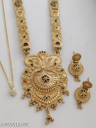 Gold temple jewellery - gold,