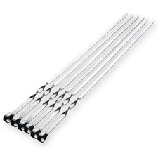6Pcs/Set 55Cm BBQ Skewers Long
