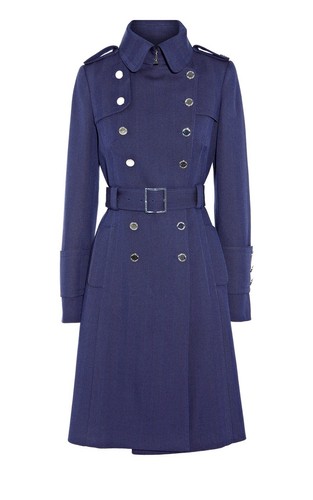 Karen millen blue herringbone - karen,