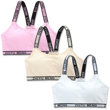 3 x Cotton Training Bra Sports