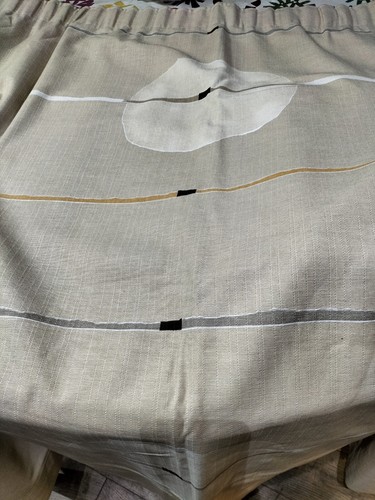 Pair montgomery curtains - a,