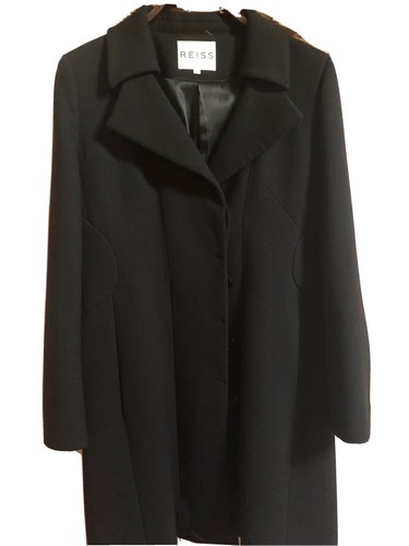 Reiss black coat - coat, 🌈
