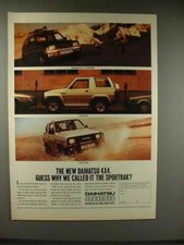1989 Daihatsu 4x4 Sportrak Ad