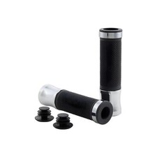 SIP Style aluminum rubber grip 128mm Ø22/24mm for Vespa GTS, GTS Super