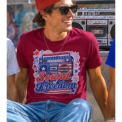Patriotic red white blue - red, &