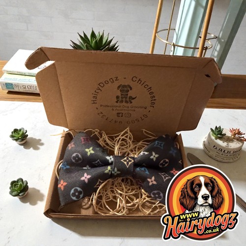 Handmade dog bow - dog, with