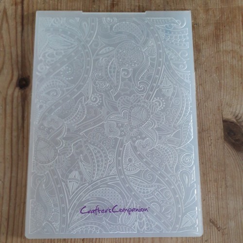 Embossing folder paisley - x,