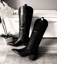 Womens Black Western Cowboy