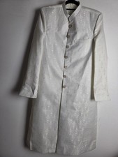 Mens White Brocade Indian