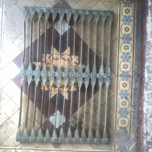 Vintage outdoor metal door mat - vintage,