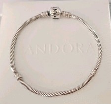Genuine Silver Pandora Moments Snake Charm Bracelet 20cm 925 ALE