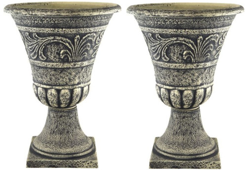 Stone look large plant pots - large,