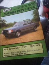 RAC AUTODATA CAR REPAIR MANUAL. FORD CORTINA MK1V 1976-1982 L GL S GHIA