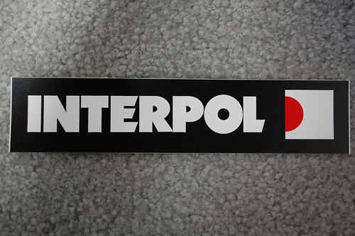 Interpol sticker vinyl - interpol,