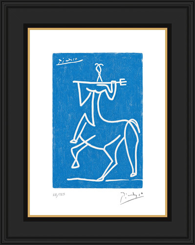 Picasso centaur blue - centaur, in