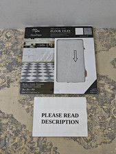 (7 OF 10) Chris Loves Julia FloorPops 12-in by 12-in Grey & White Marble Bonnevi