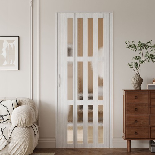 Folding door white matte - folding,