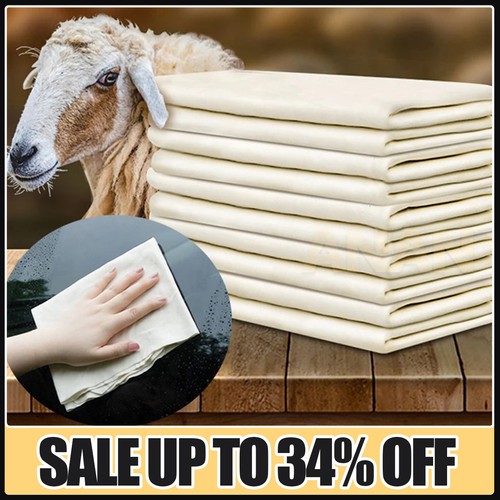 Large natural chamois leather - chamois,