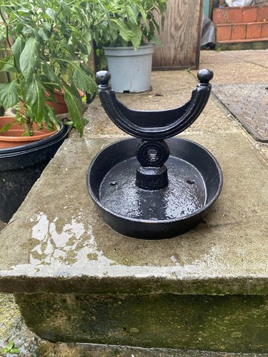 Antique cast iron boot scraper - antique,