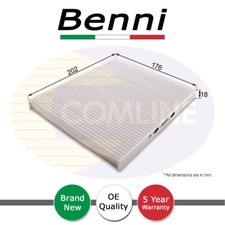 Cabin Filter Benni Fits Fiat