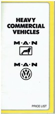 MAN 6/8.90 8/9/10.136 16.170/240/291/331 19.361 20.331 30.291 1985 UK PRICE LIST