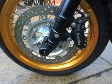 YAMAHA XT660X XT660R FRONT WHEEL CRASH PROTECTION PUCKS KNOBS SLIDER KNOBS PADS