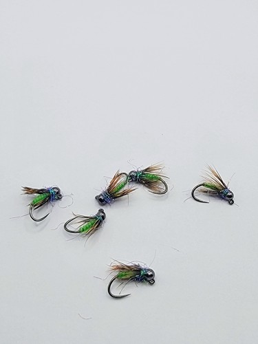 Chartreuse tungsten nymph - tungsten,