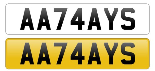 Cherished number plate ajay - number,