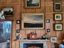 Large Antique Oil Painting