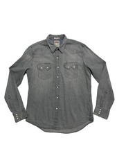 Mens Grey Levi’s Denim Shirt
