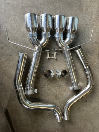 Corvette axle back exhaust - back,