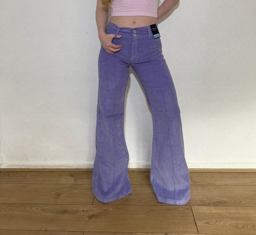Y2k lilac corduroyflare - y2k,