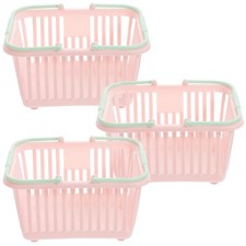  3 Pcs Storage Basket Small Baskets Shopping Child Garden Harvest Mini