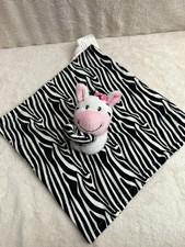 Little miracle zebra comforter soft toy blankie blanket soother