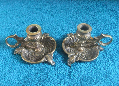Pair antique english solid - of,