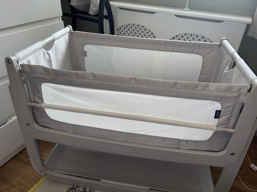 Snuzpod bedside crib - 5, pebble