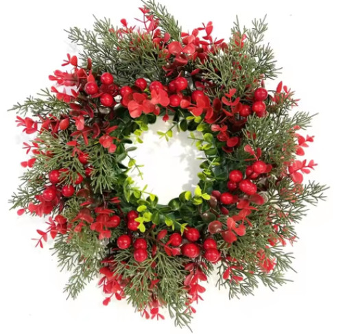 Red berry wreath - berry, 35cm