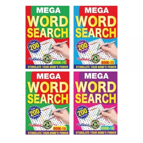Wordsearch puzzle books - 4, x