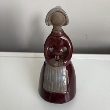 Elsi Bourelius for Jie Gantofta Pottery Swedish Woman Weed Pot Figurine 7.5"