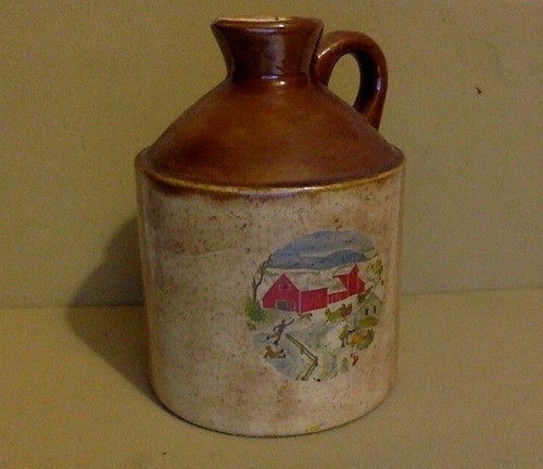 Small stoneware vintage jug - small,