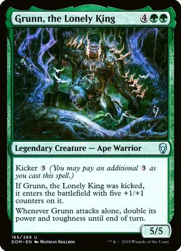 Grunn the lonely king - x, grunn,
