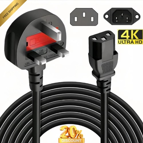 Kettle 13a lead power cable - power,