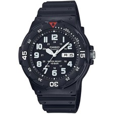Casio MRW-200HJ-1BJH New Men's Black Analog Diver Style Watch