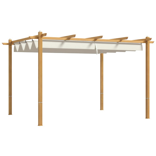 X13 retractable pergola - 10'x13',
