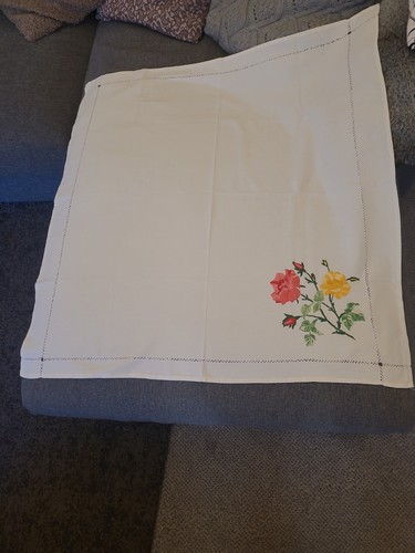 Vintage embroidered floral - embroidered,