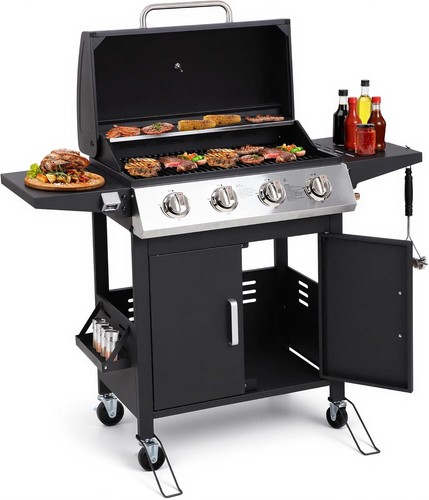Burner propane gas - 4-burner, bbq