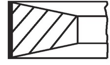 Piston ring kit - piston,