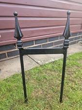 Hand Crafted Welded Black Boot Scraper. 
