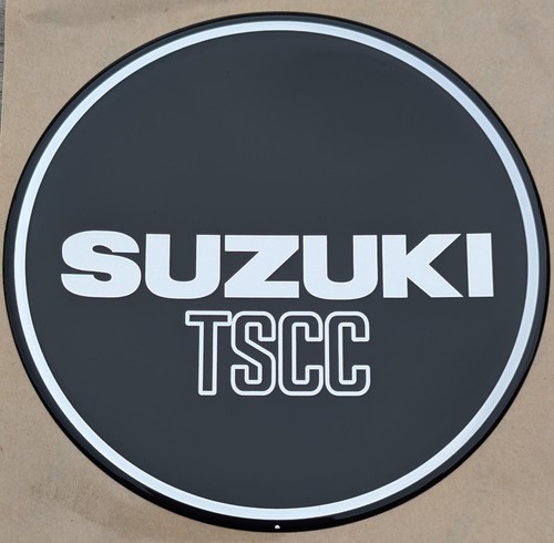 Suzuki engine cover emblem - suzuki,