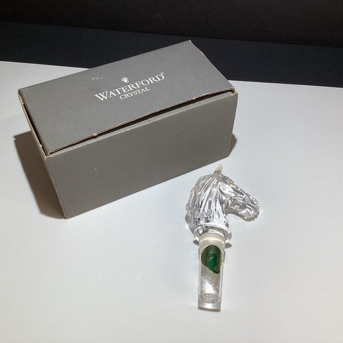 Waterford crystal horse head - waterford,